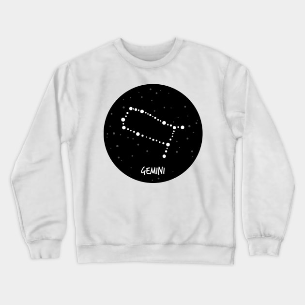 Gemini Constellation Crewneck Sweatshirt by krimons